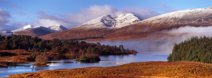 Stob Ghabhar. Loch Tulla. Hasselblad XPan 90mm. December 2017.