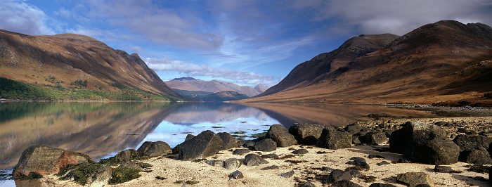 Loch Etive, Argyll and Bute. September 2010. Hasselblad XPan 45mm.