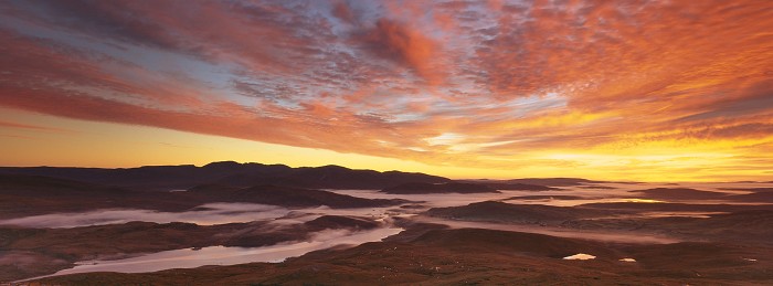 A Highland Sunrise. October 2012. Hasselblad Xpan 30mm.