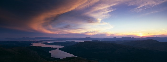 Loch Creran, Appin. June 2010. Hasselblad XPan 30mm.