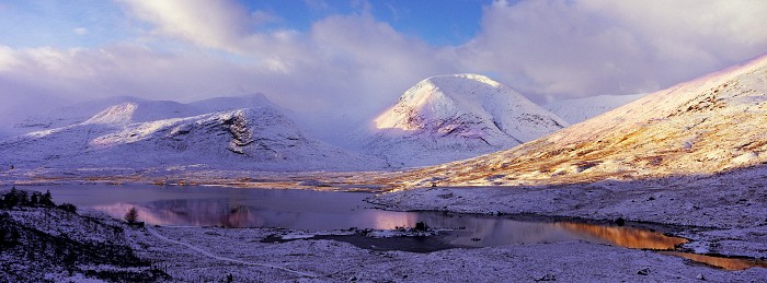 Loch Dochard. Argyll and Bute. January 2016. Hasselblad XPan 45mm.