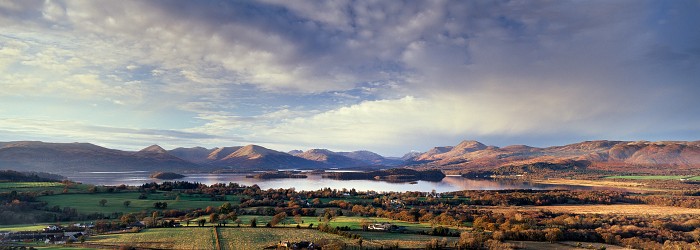 From Duncryne Hill, Loch Lomond. November 2009. Hasselblad XPan 45mm.