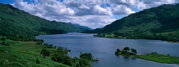Loch Lomond, Argyll and Bute. July 2009. Hasselblad XPan 45mm.