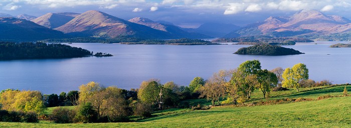 Loch Lomond, Argyll and Bute. October 2008. Hasselblad XPan 90mm.