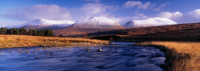Abhainn Shira, Bridge of Orchy. November 2009. Hasselblad XPan 45mm.