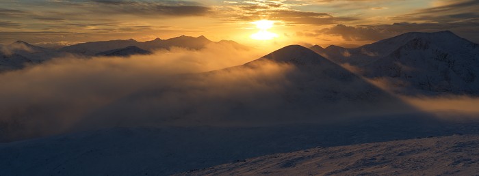 Etive Sunset, Glen Etive. Hasselblad X2D 35mm. January 2025