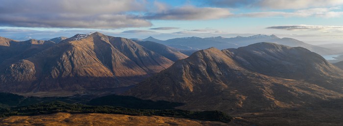 Ben Starav and Beinn Trilleachan. Hasselblad X1D 35mm. February 2023