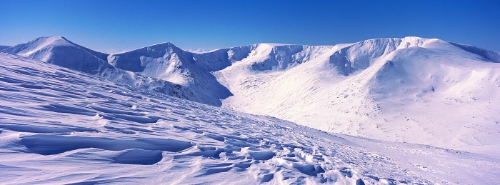 Braeriach. The Cairngorms. Hasselblad XPan 45mm. March 2018.