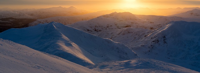 Beinn Ghlas and Meall Nan Tarmachan. Ben Lawers. Hasselblad X2D 40mm. February 2025