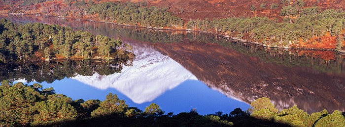 Loch Affric, Glen Affric, Hasselblad XPan 90mm. March 2017.