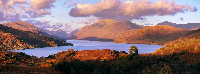 Autumn Evening - Loch Etive, Argyll and Bute, Hasselblad Xpan 90mm. October 2014.
