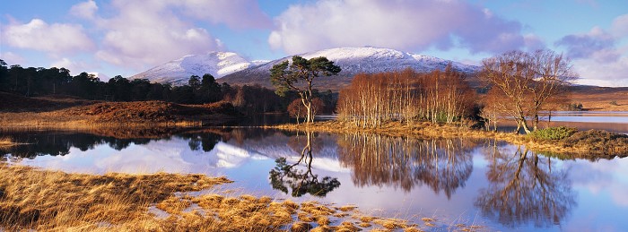 Loch Tulla and Stob Ghabhar, Argyll and Bute. Hasselblad XPan 45mm. January 2015.