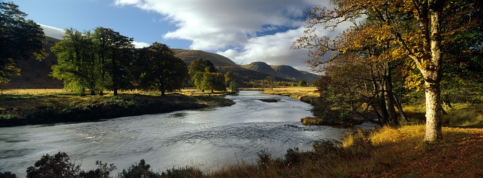 The River Lyon, Glen Lyon. October 2012. Hasselblad XPan 30mm.